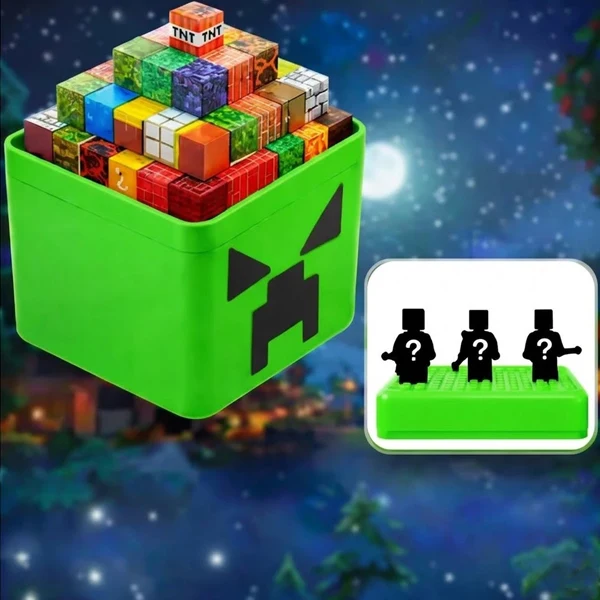 Box de blocs magnétiques My World TNT
