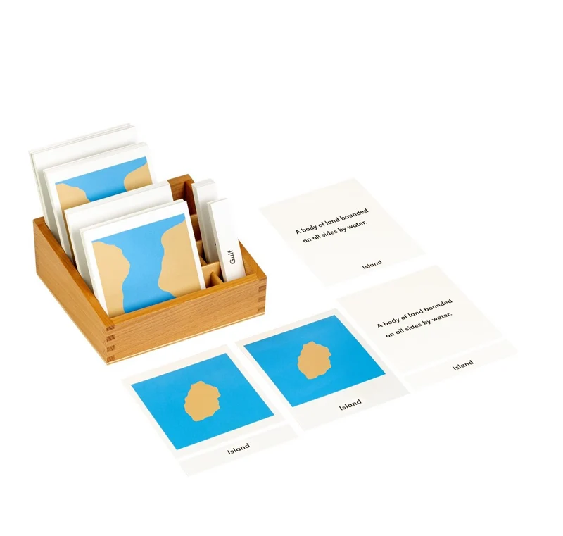 Carte de nomenclatures des formes de la terre et des mers (anglais)