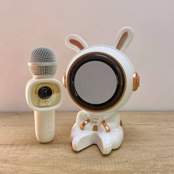 Enceinte lapin avec micro Karaoké