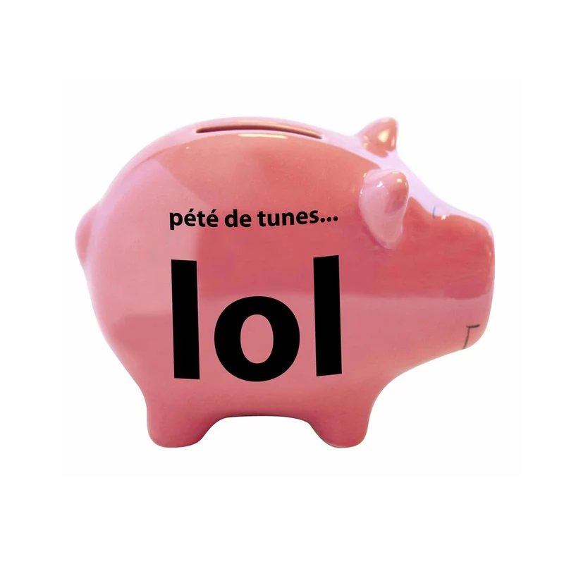 Piggy Bank Decoration / Décoration Tirelire