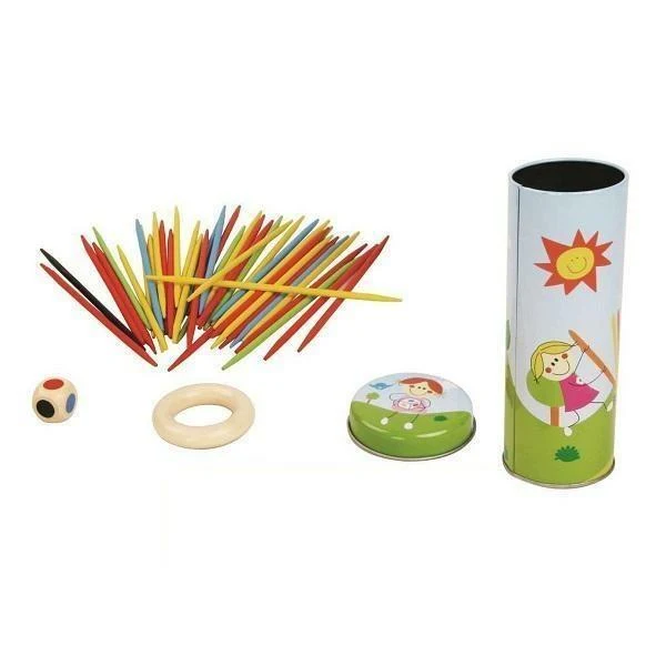 Pick Up Sticks Tin / Boîte de jeu métallique de mikado