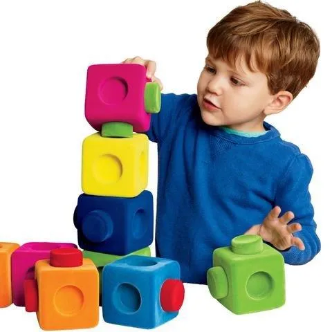 Rubbabu Rubbablox Buiding Blox / Blocs de construction