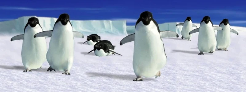 MV Bookmark with Penguins / Signet avec des pingouins
