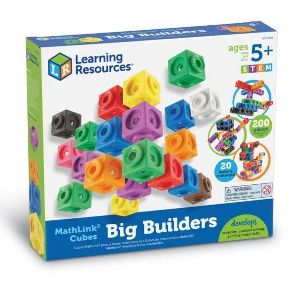 MathLink Cubes Big Builders / Grands constructeurs