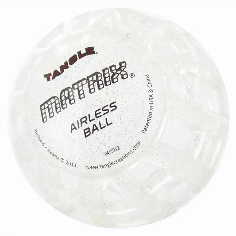 Tangle Sportz Matrix Airless Ball (White) / Ballon sans air (blanc)