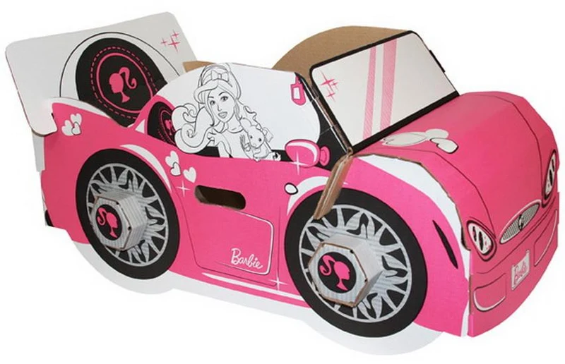 Barbie Build It Yourself Carboard Car - Voiture en carton à construire soi-même