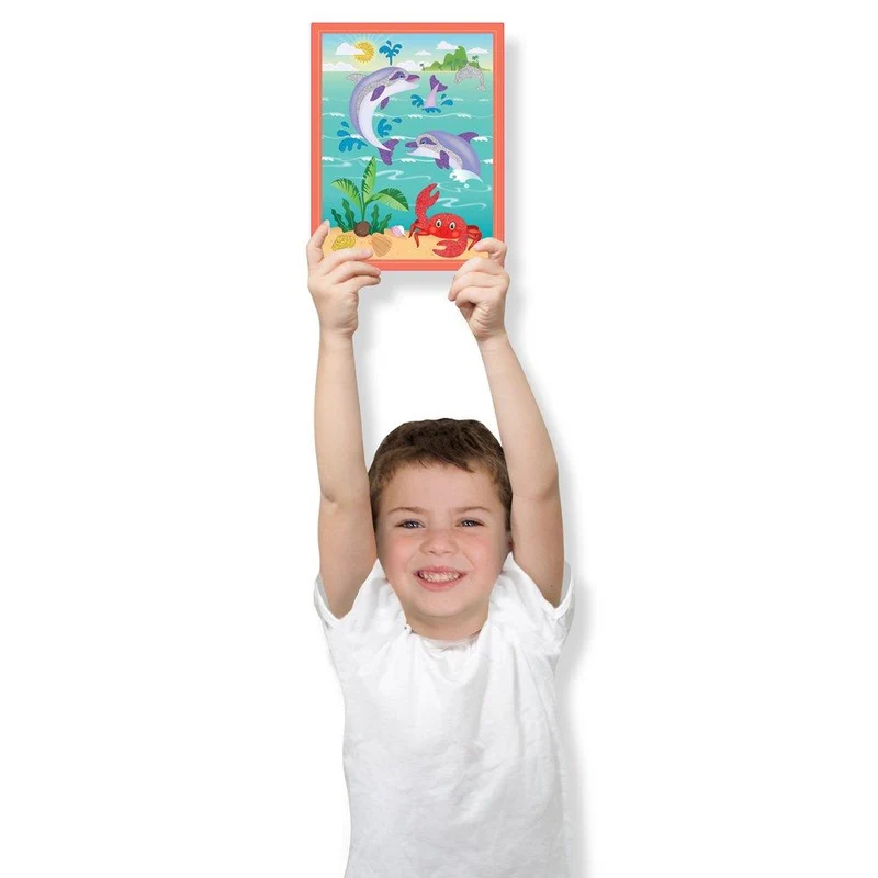 Melissa & Doug Mess-Free Glitter Underwater Scenes / Scènes sous-marines scintillantes sans dommages