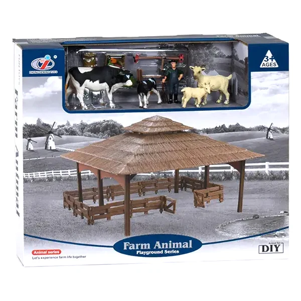 Farm Animal - Ferme avec animaux et figurines