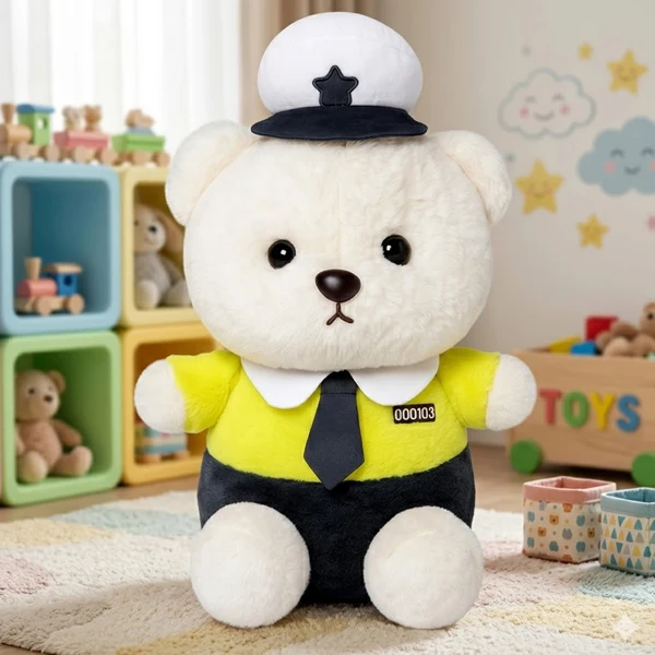 Peluche Policier 52 cm