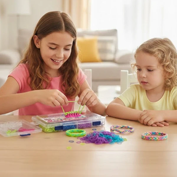 Kit d’élastiques Loom colorés