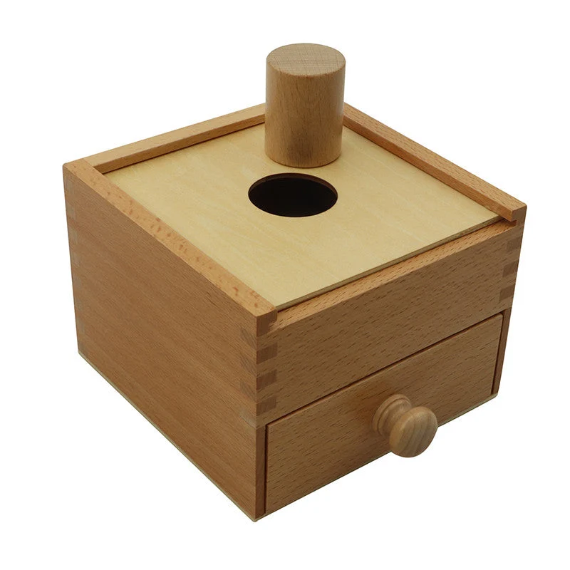 Boîte de permanence de l'objet avec 4 formes géométriques à encastrer