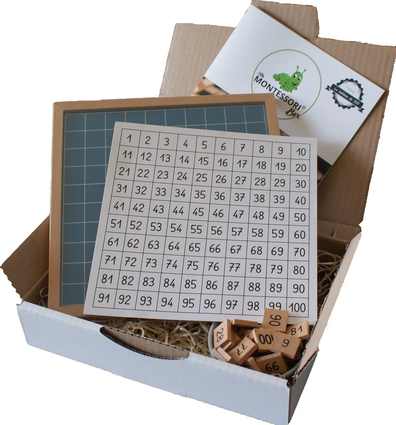 Tableau de 100 Montessori