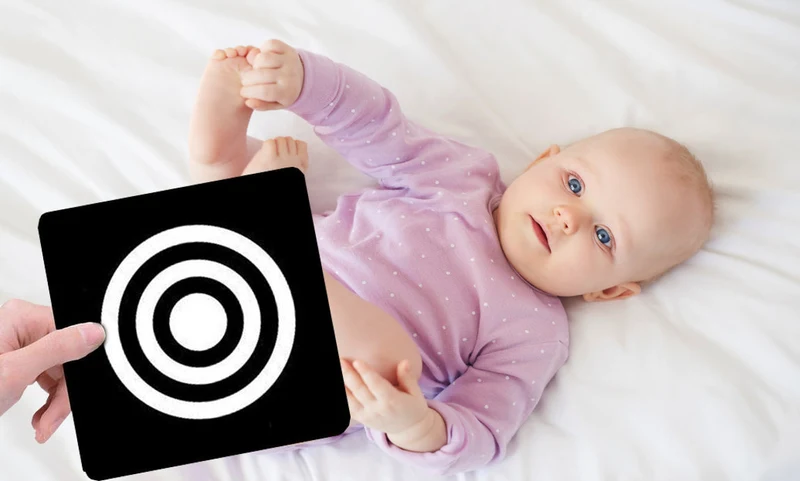 Imagier bébé Noir et Blanc Montessori