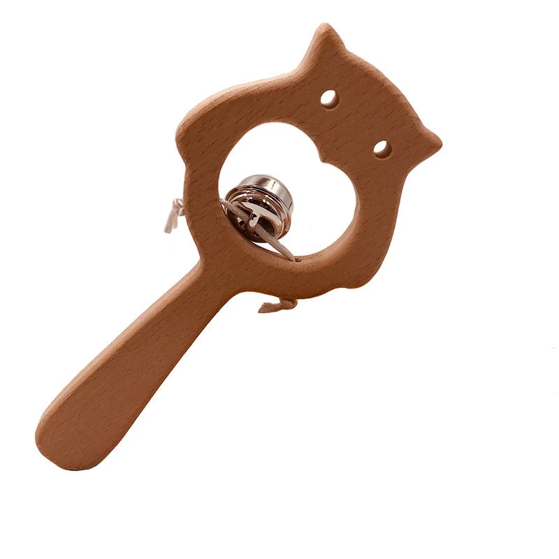 Lot de 4 hochets Montessori pour bébés