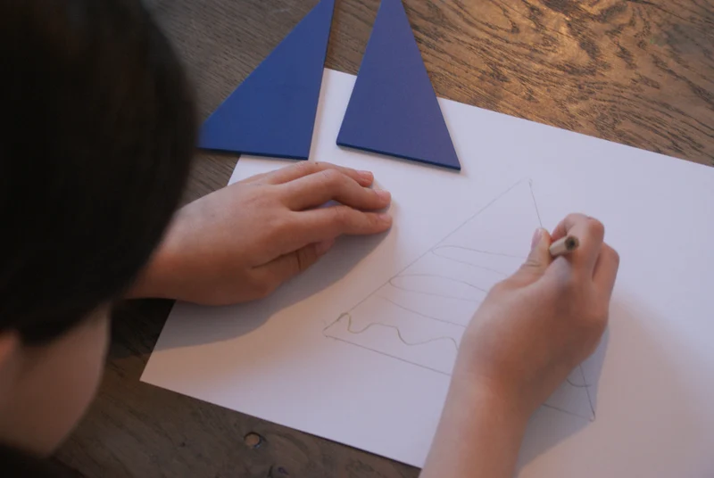 Triangles constructeurs Montessori
