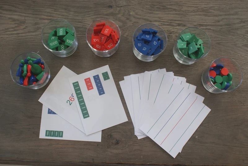 Timbres Mathématiques Montessori