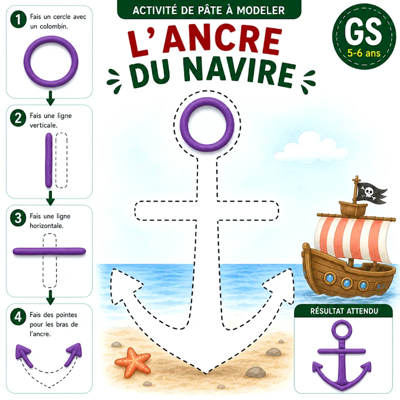 Je Complète les Pirates en Pâte à Modeler (PDF)
