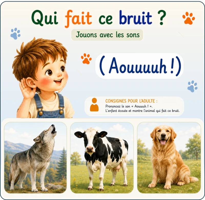 Cartes Sons & Qui Fait Ce Bruit ? - Pack Duo dès la TPS (Cartes cartonnées)