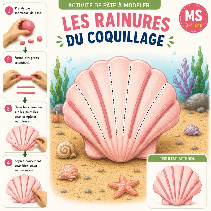 Je Complète la Vie Sous-Marine en Pâte à Modeler (PDF)