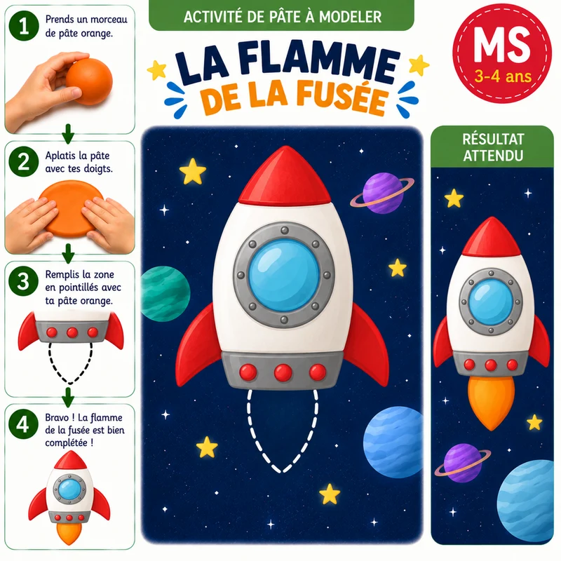 Je Complète l'Espace en Pâte à Modeler (PDF)