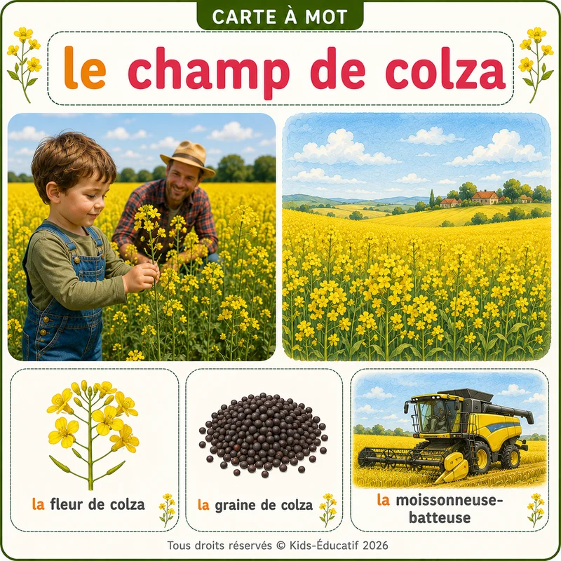 Carte à mot – La ferme PDF
