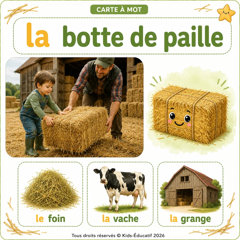 Carte à mot – La ferme PDF