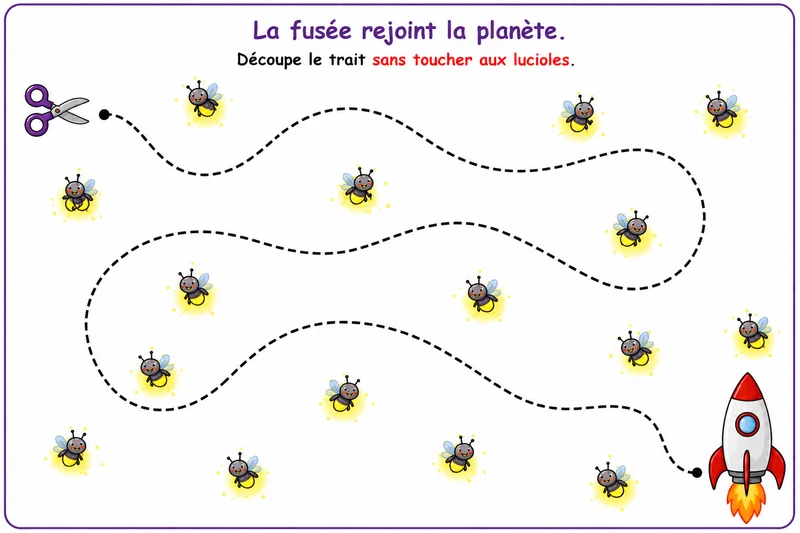 Découpage Attention aux petites bêtes –Exercices de découpage n°2 PDF