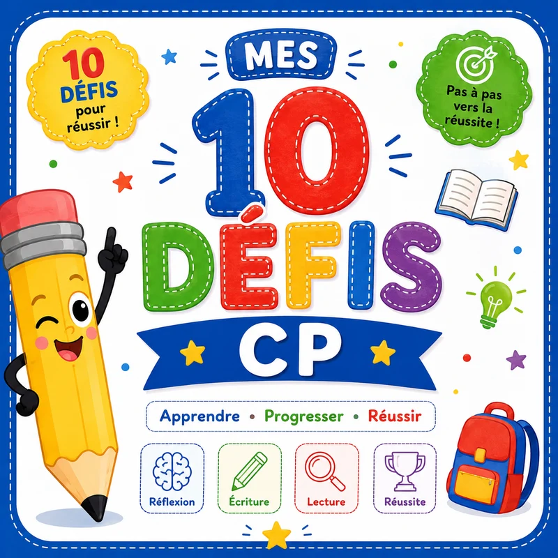 Défi CP – Révision GS & Préparation CP | PDF à télécharger
