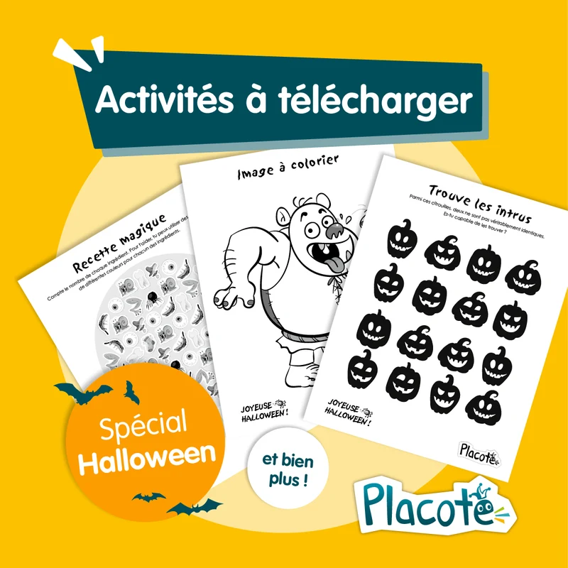 Bricolages et coloriages effrayants - Halloween 2022