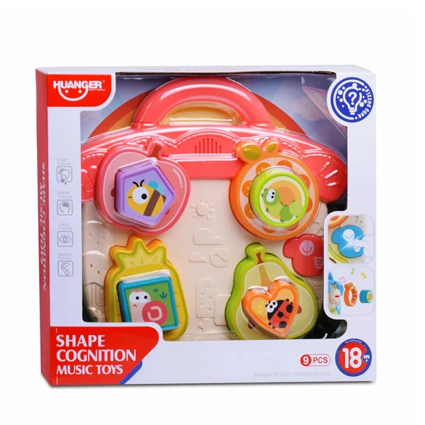 HUANGER - Tableau musical portable avec formes