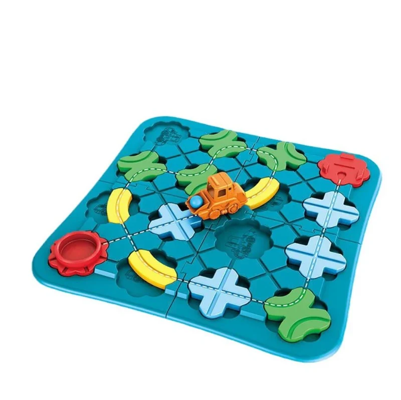 Puzzle Route Montessori en Bois – 118 Défis de Logique | Dès 3 ans