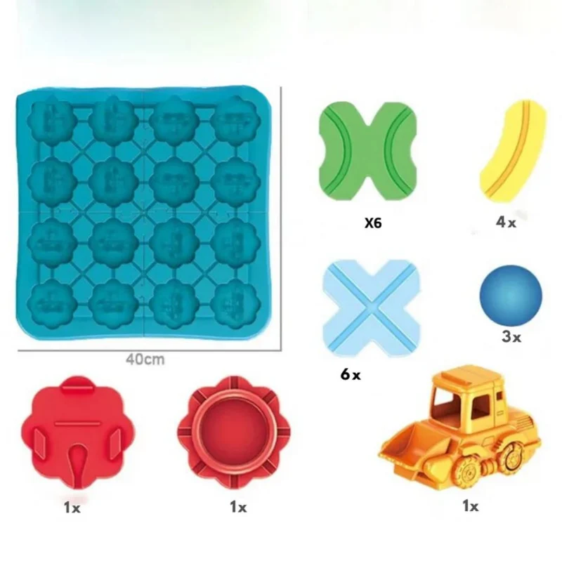 Puzzle Route Montessori en Bois – 118 Défis de Logique | Dès 3 ans
