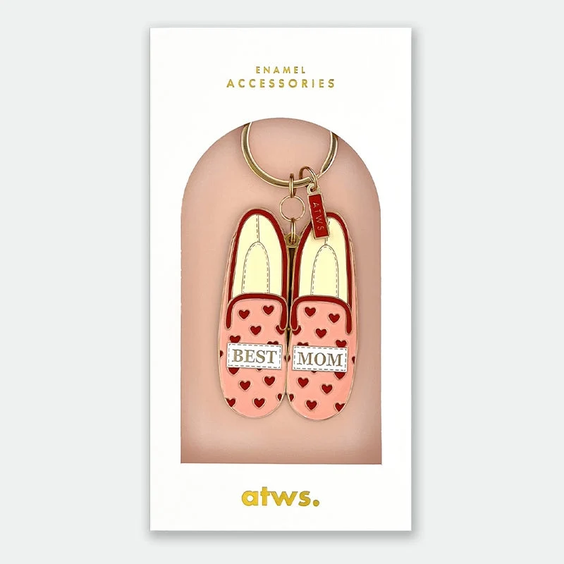 Porte-clés Best Mom Shoes – Cadeau original pour maman