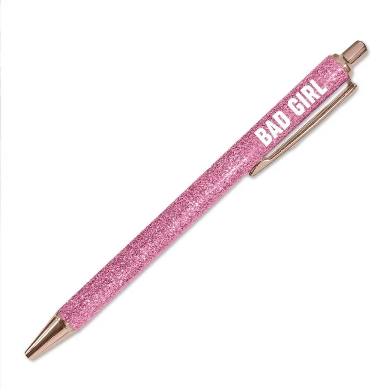 Stylo pailleté Bad Girl – Stylo brillant cadeau fun femme