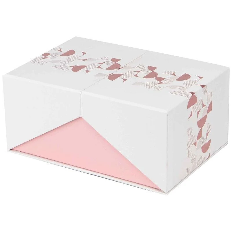 Boîte cadeau blanche double ouverture – Créez votre box cadeau | Joy Cadeaux 22,5 x 15,5 x 10 cm