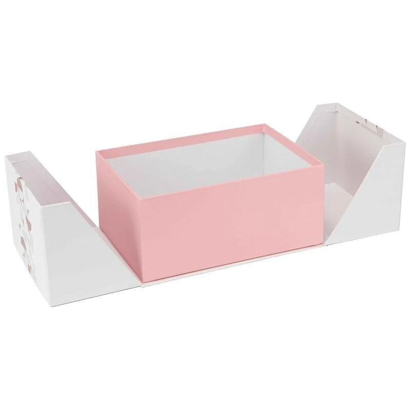 Boîte cadeau blanche double ouverture – Créez votre box cadeau | Joy Cadeaux 22,5 x 15,5 x 10 cm