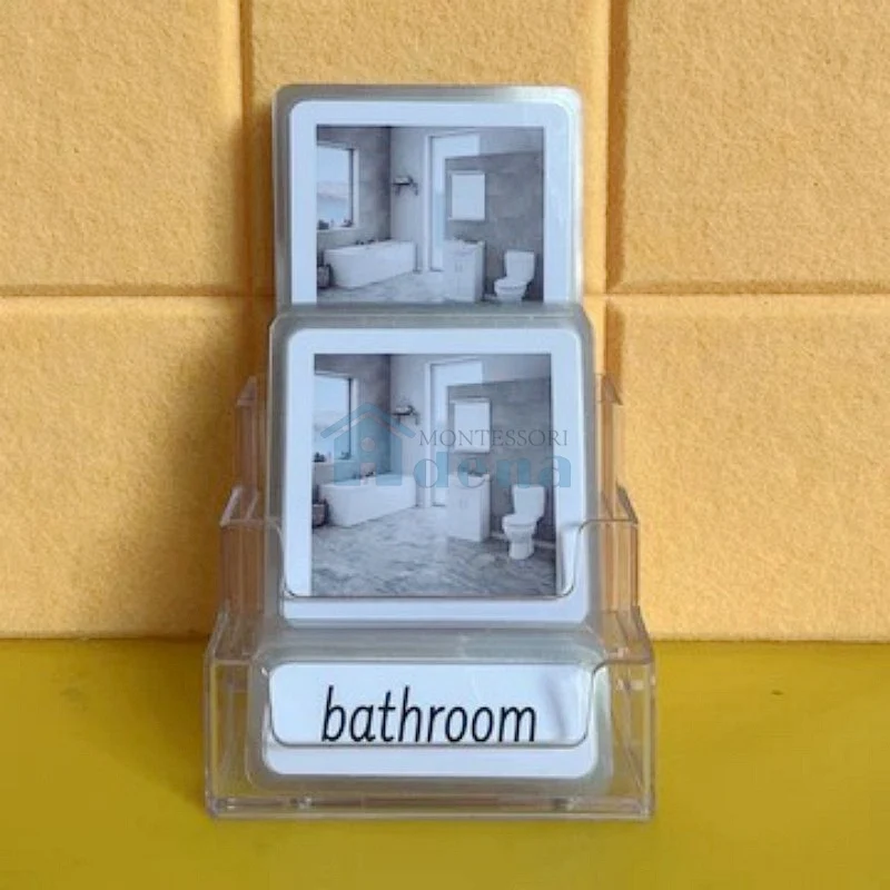 Three-Parts Cards w/ Stand -Bathroom Tools（22 sets）