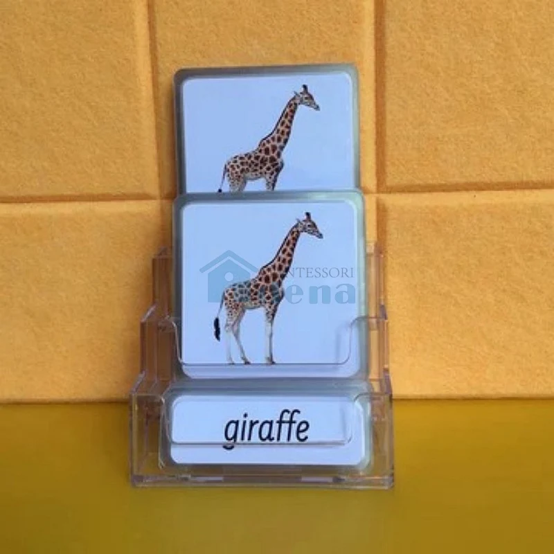 Three-Parts Cards w/ Stand -Wild Animals（24 sets）