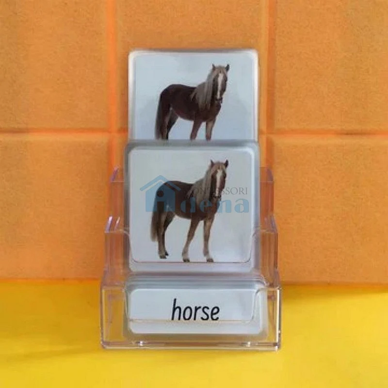 Three-Parts Cards w/ Stand - Animals（20 sets）
