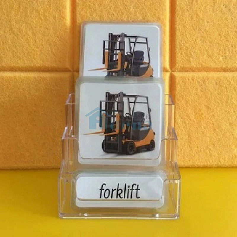 Three-Parts Cards w/ Stand - Engineering Vehicle （11 sets）