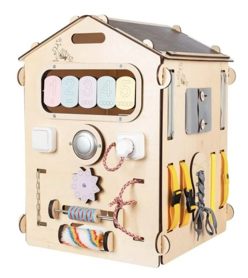 Busy House Pastell Natura - Activity Board Montessori® by Busy Kids®