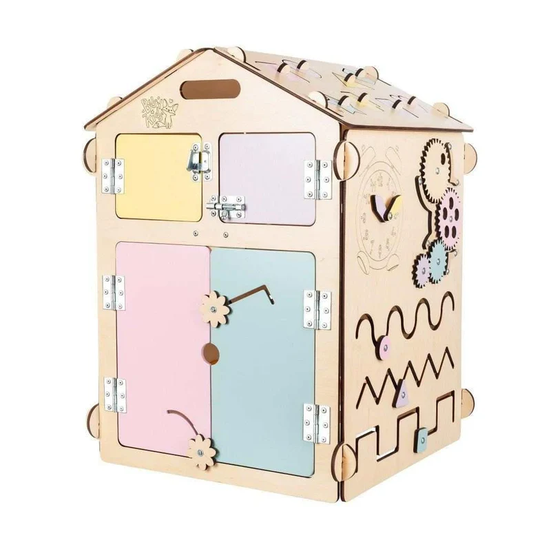 Busy House Pastell Natura - Activity Board Montessori® by Busy Kids®
