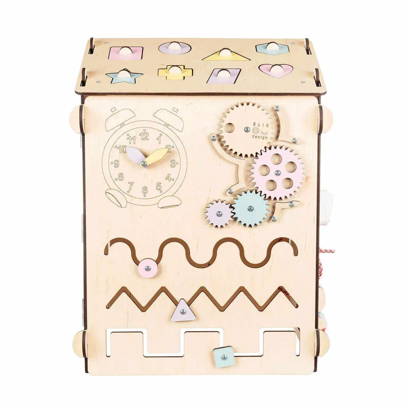 Busy House Pastell Natura - Activity Board Montessori® by Busy Kids®