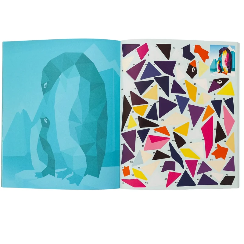 Livre Sticker Painting Océan – Activité Créative Autocollants pour Enfants