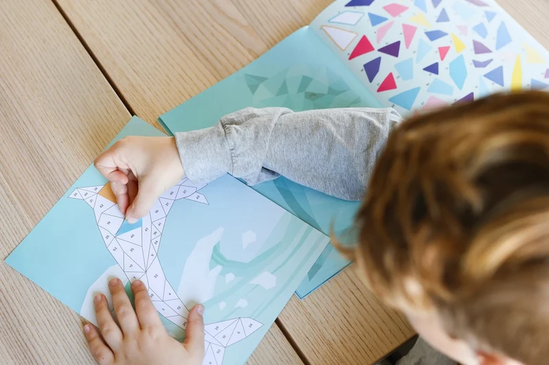 Livre Sticker Painting Océan – Activité Créative Autocollants pour Enfants