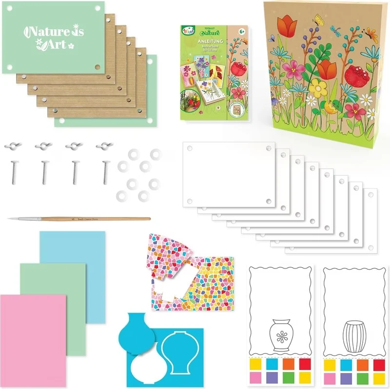 Presse à Fleurs & Décoration Artista – Kit Créatif Fleurs Pressées