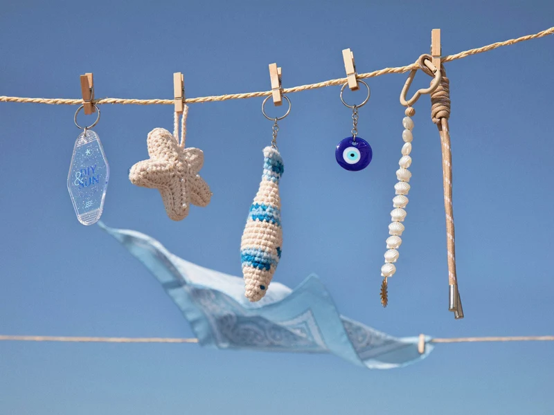 Kit DIY Crochet Bag Charms Vitamine Sea – Coffret Crochet Débutant Été & Accessoires Tendance