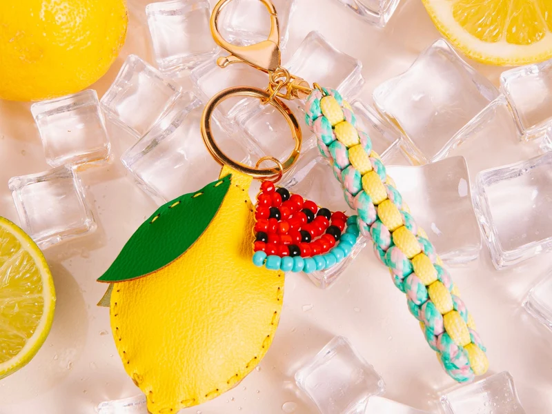 Kit Canette Bag Charm Pshiiit Lemonade – Kit DIY Porte-clé Citron