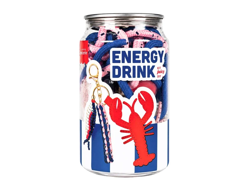 Kit Canette Pshiiit Energy Drink – Kit DIY Bag Charm Homard Pop