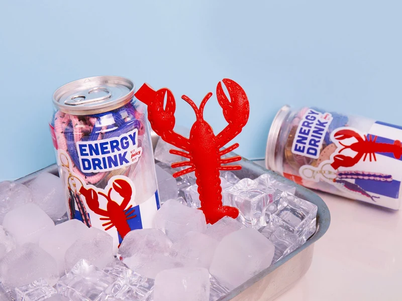 Kit Canette Pshiiit Energy Drink – Kit DIY Bag Charm Homard Pop